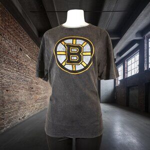 American Needle (Red Jacket) Boston Bruins, 100% cotton black L T-shirt